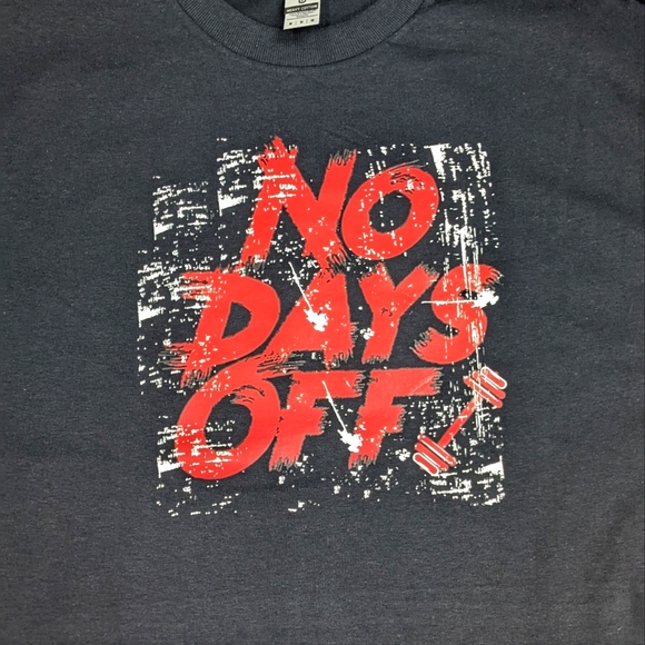 NWOT Unisex No days off gym t-shirt - Picture 2 of 2